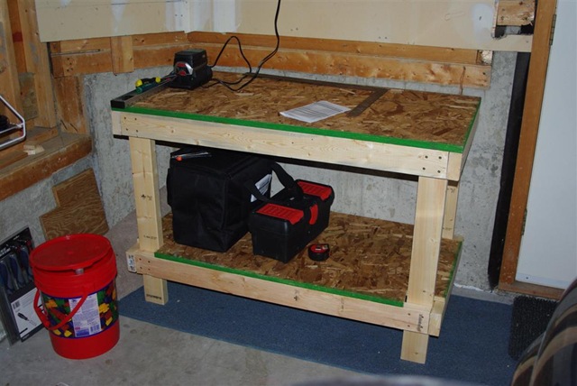 Build a Cheap and Easy Wooden Garage Workbench | Renovate Australia