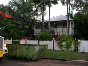 Three Steel Beems under the House for Raise and Restump