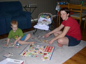 Now there is more room to play in the living room.