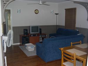 The old layout of the living room