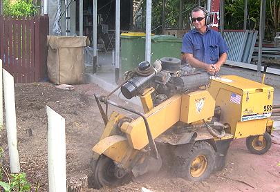 Townsville Stump Grinding owner Ivan
