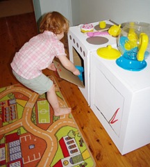 Cardboard Kitchen from old packing boxes