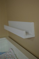 Profile of the Wall Mounted Picture and Book Shelf
