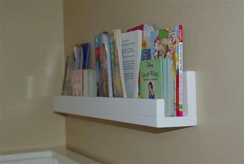 Wall Mounted Photo and Book Shelf