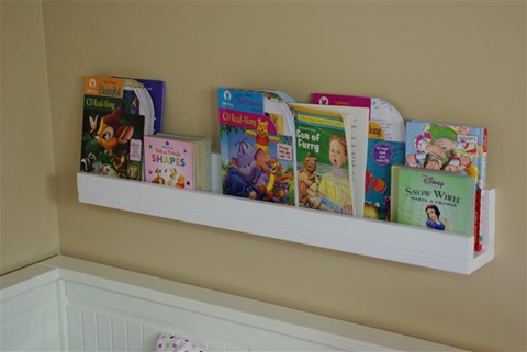 Wall Mounted Picture and Book Shelf